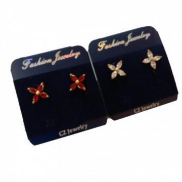 AD Earrings Star Cryatals