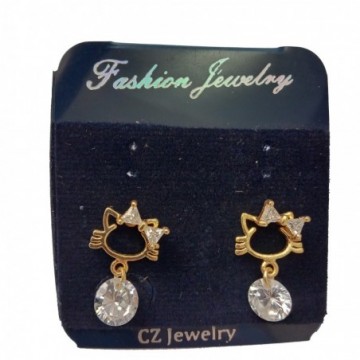 AD cute kitten Earring