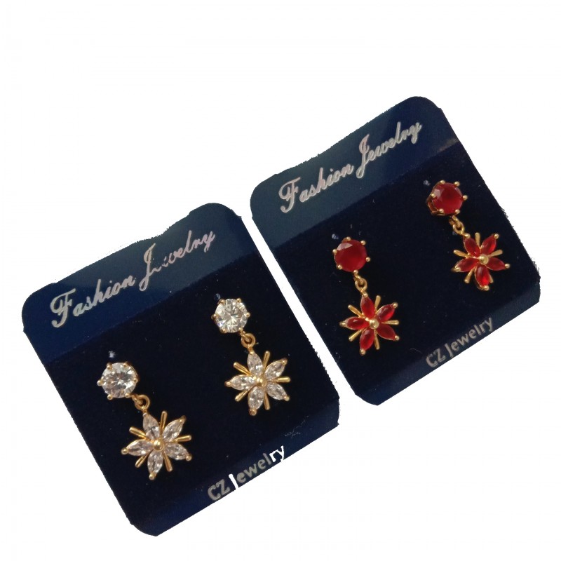 AD Star Floral drop STUD