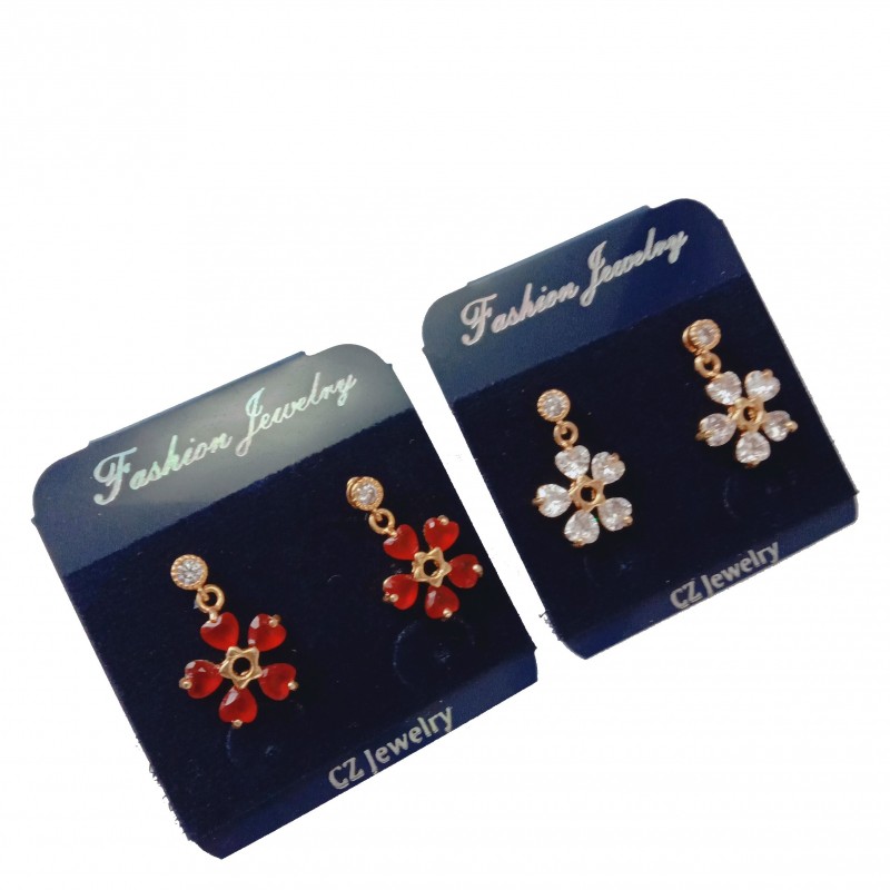 AD Drop Flower Earring