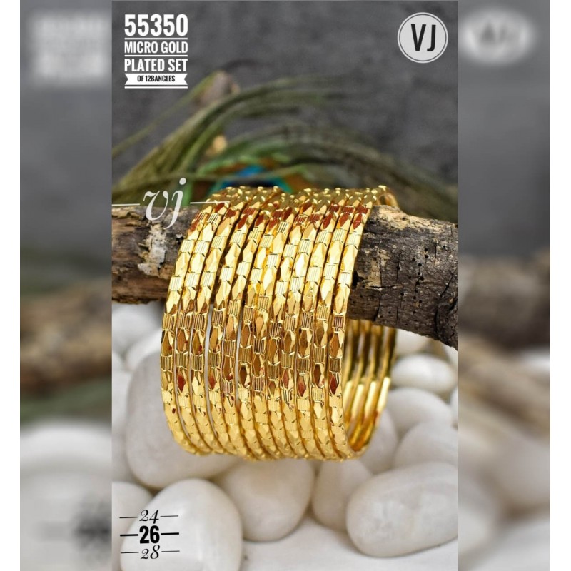 micro gold plated bangles