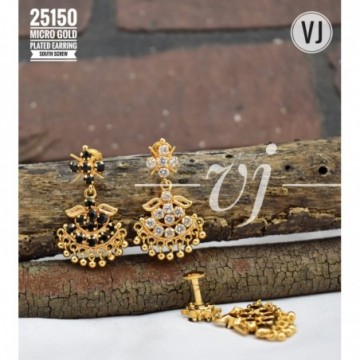 VJ Micro Gold Plated Earring South Screw-s5