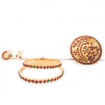  Bharathanatyam and Kuchipudi Classical dance jewellery set For Women_Set2