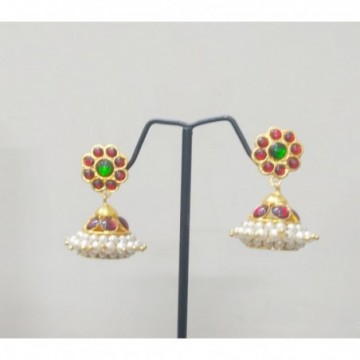 Bharathanatyam and Kuchipudi Jhumki Earrings For Women