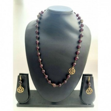 Hand Made Beautiful Gold Plated Long Set