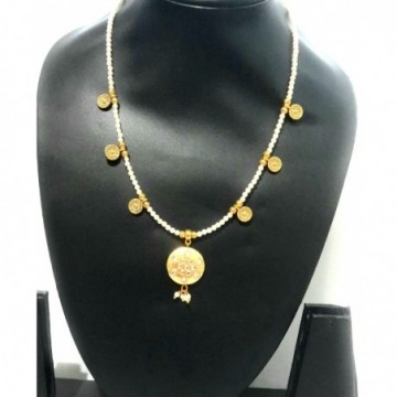 Handcrafted Beautiful Gold Plated Necklace Set