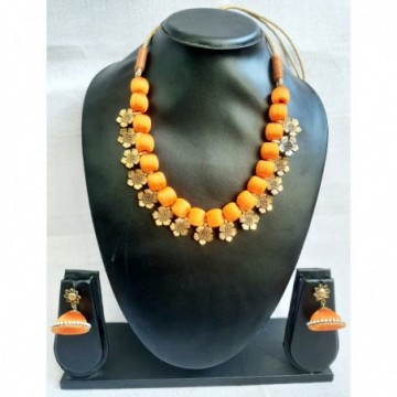  Handcrafted Beautiful Gold Plated Necklace Set