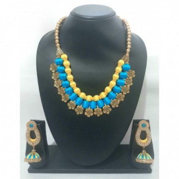 Handcrafted Beautiful Gold Plated Necklace Set