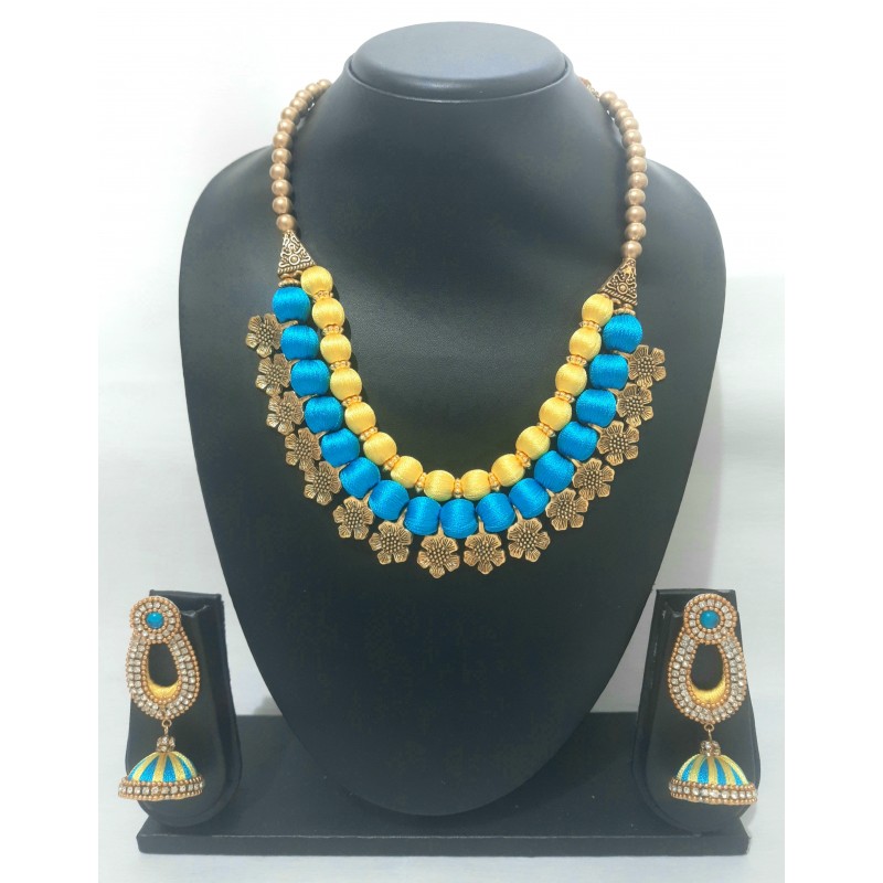 Handcrafted Beautiful Gold Plated Necklace Set Handcrafted Beautiful Gold Plated Necklace Set