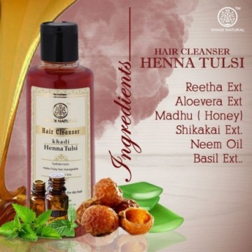 HERBAL HENNA TULSI HAIR CLEANSER