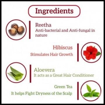 HERBAL HIBISCUS ALOVERA CLEANSER/SHAMPOO SULPHATE PARABEN FREE