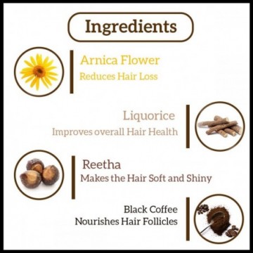 HERBAL BLACK COFFEE CLEANSER/SHAMPOO SULPHATE PARABEN FREE