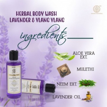 HERBAL LAVENDER and YLANG YLANG BODY WASH 