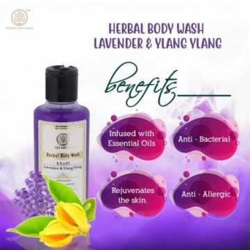 HERBAL LAVENDER and YLANG YLANG BODY WASH 