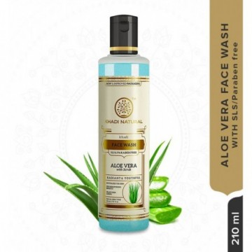 KHADI HERBAL ALOEVERA WITH SCRUB FACE WASH SLS & PARABEN FREE