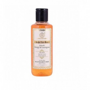 HERBAL ORANGE and LEMONGRASS FACE WASH SLS and PARABEN FREE