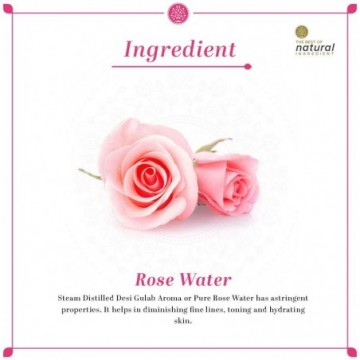  KHADI HERBAL PURE ROSE WATER SKIN TONER (Pack of 2)