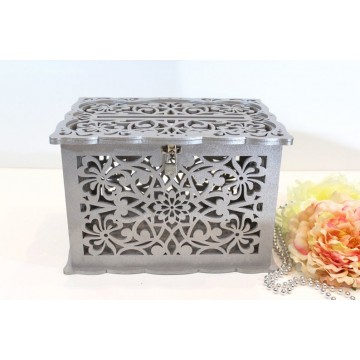 Wedding card box with slot