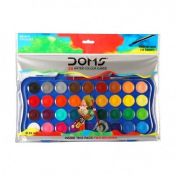 DOMS Water Colour Cake 30MM 36 Shades