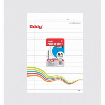 Oddy Project Sheet Premium A4 Size