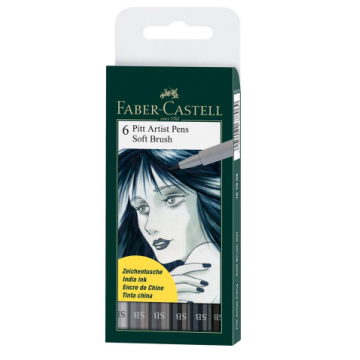 167806 PITT ARTIST PEN SOFT BRUSH WALLET