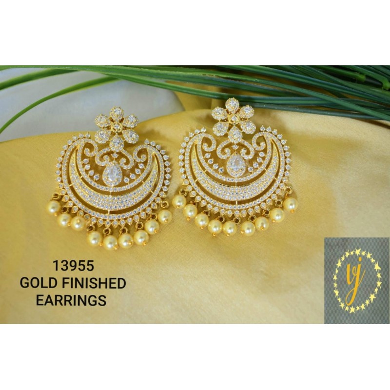 GOLD FINISHED EARRINGS