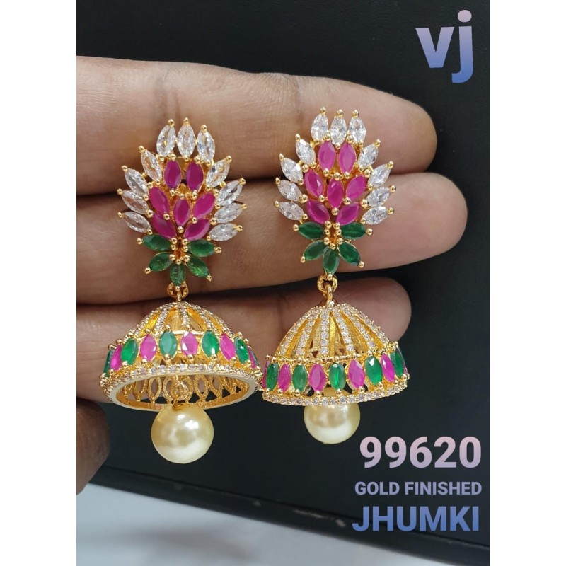 GOLD FINISHED JHUMKI